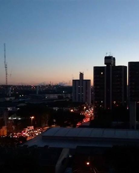 Santo André ao amanhecer